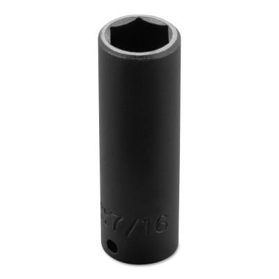 Stanley?? Products Torqueplus Metric Deep Impact Sockets 1/4 in, 1/4 in Drive, 14 mm, 6 Points, 6514MH