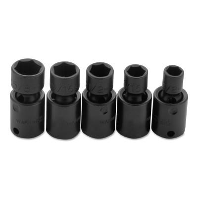 Stanley® Products Torqueplus 5 Piece Universal Impact Socket Sets, 3/8 in, 6 Point, 72142