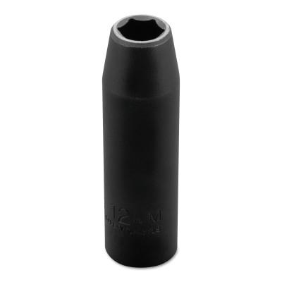 Stanley?? Products TorquePlus Thin Wall Deep Impact Sockets, 1/2 in Drive, 12 mm, 6 Point, 7312MHT