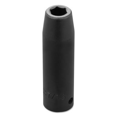 Stanley?? Products Torqueplus Deep Impact Sockets 1/2 in, 1/2 in Drive, 7/16 in, 6 Points, 7314H
