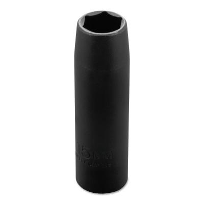 Stanley?? Products TorquePlus Thin Wall Deep Impact Sockets, 1/2 in Drive, 15 mm, 6 Point, 7315MHT