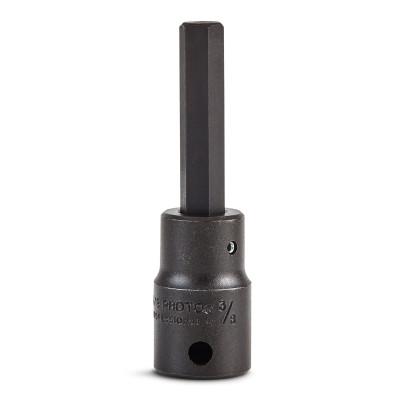 Stanley® Products Impact Socket Bits, 1/2 in Drive, 3/8 in Tip, 74413/8