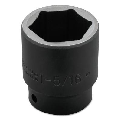 Stanley?? Products Torqueplus Impact Sockets, 1/2 in Drive, 1 5/16 in Opening, 6 Points, 7442H