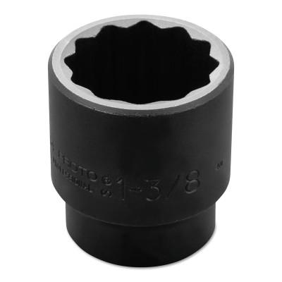 Stanley?? Products Torqueplus Impact Sockets, 1/2 in Drive, 1 3/8 in Opening, 12 Points, 7444