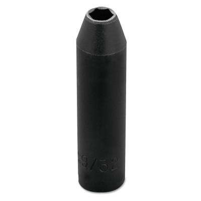 Stanley® Products Torqueplus Deep Impact Sockets , 3/8 in Drive, 9/32 in Opening, 6 Points, 7709H