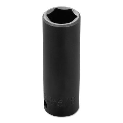 Stanley?? Products Torqueplus Deep Impact Sockets , 3/8 in Drive, 5/8 in Opening, 6 Points, 7720H