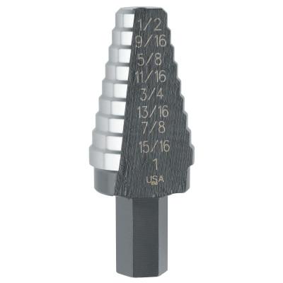 Stanley® Products High Speed Steel Fractional Self-Starting, 1/4 in to 1-3/8 in, 10 Steps, 10235