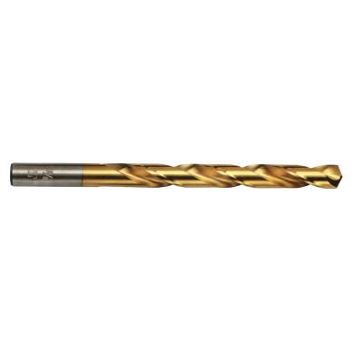 Stanley® Products Titanium Nitride Steel Fractl Straight Shank Jobber Length Drill Bit,5/64",Card, 63905