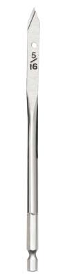 Stanley® Products Standard Length Flat Bits, 5/16 in Dia., 88805