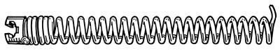 Ridge Tool Company Drain Cleaner Tools, Square Stock Corkscrew, 4 in, T-310, 62095