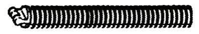 Ridge Tool Company Drain Cleaner Leader, 3/4 in Pigtail, 44117