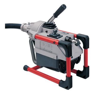 Ridge Tool Company Model K-60SP Drain Cleaner, 600 RPM, 1-1/4 in to 4 in Pipe Diameter, w/(5) 7/8 x 15 ft Cable, 66497