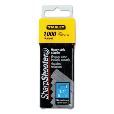 Stanley® Products Heavy-Duty Staples, 1/4 in, TRA704T