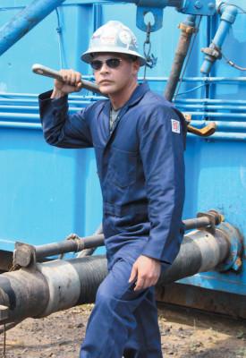 Stanco Deluxe FR Full-Cover Coveralls, Navy Blue, Large, FRC681-NB-L