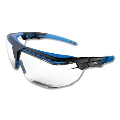 Honeywell Avatarâ„¢ OTG Safety Glasses, Gray, Polycarbonate, Anti-Reflective Lens, Blue/Black, S3853