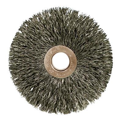 Weiler® Copper Center™ Small Diameter Wire Wheel, 1 1/2 in D, .008 in Stainless Steel, 16712
