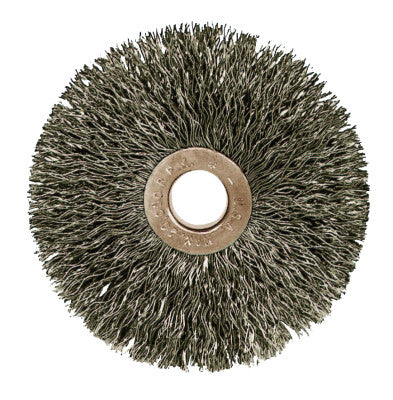 Weiler® Copper Center™ Wire Wheel, 3 in D x 5/8 in W, .0118 Stainless Steel, 20,000 rpm, 16963