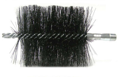 Weiler® 4" Double Spiral Flue Brush, .012 Steel Fill, 44169