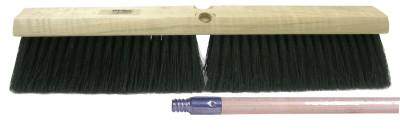 Weiler® Tampico Medium Sweep Brush, 24 in Hardwood Block, 3 in Trim, 44860