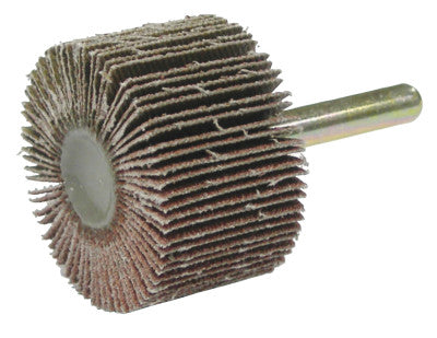 Weiler® Tiger Mounted Flap Wheels, 1 1/2 in, 120 Grit, 25000 rpm, 52011