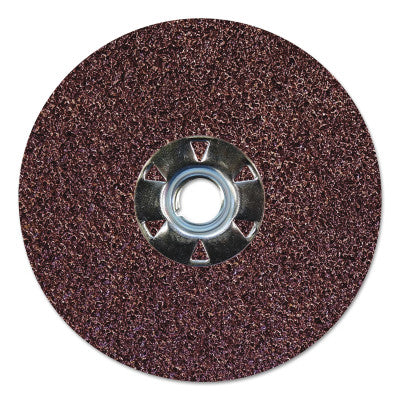 Weiler® Wolverine Resin Fiber Discs, 4 1/2 in Dia, 5/8 Arbor, 50 Grit, Aluminum Oxide, 59975