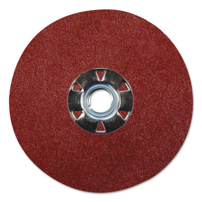 Weiler® Wolverine Resin Fiber Discs, 4 1/2 in Dia, 5/8 Arbor, 100 Grit, Aluminum Oxide, 59978