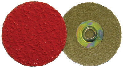 Weiler® Metal Hub Style Blending Discs, Ceramic, 3 in Dia., 80 Grit, 60157