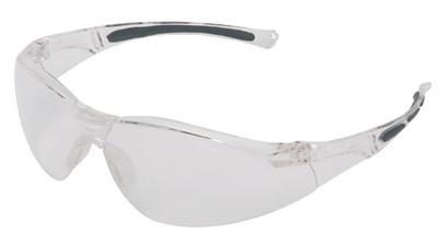 Honeywell A800 Series Eyewear, Gray Lens, Polycarbonate, Anti-Fog, Gray Frame, A806