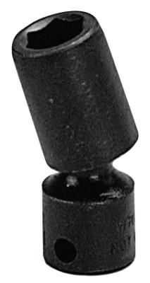 Wright Tool 3/8" Dr. Universal Impact Sockets, 3/8 in Drive, 3/4 in, 6 Points, 3864