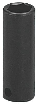 Wright Tool 3/8" Dr. Deep Impact Sockets, 3/8 in Drive, 9/16 in, 6 Points, 3918