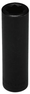 Wright Tool 1/2" Dr. Deep Impact Sockets, 1/2 in Drive, 1 1/2 in, 12 Points, 4998