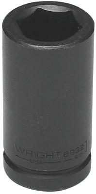 Wright Tool 3/4" Dr. Deep Impact Sockets, 3/4 in Drive, 7/8 in, 6 Points, 6928