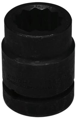 Wright Tool 1" Dr. Standard Impact Sockets, 1 in Drive, 3 1/2 in, 6 Points, 8899