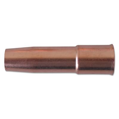 ORS Nasco MIG Gun Nozzle, 1/2 in Bore, 1/8 in Recess, TwecoÂ® Style 22, Short-Stop, 22-50SS