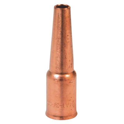 ORS Nasco MIG Gun Nozzle, 3/8 in Bore, 1/8 in Recess, TwecoÂ® Style 24A, Tapered, Short Stop, 24AT-37SS