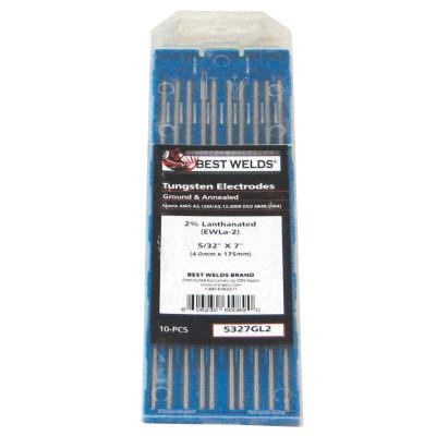 ORS Nasco Tungsten Electrode, 2% Lanthanated, 7 in, Size 1/16, 10/PK, 1167GL2