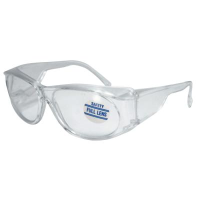 ORS Nasco Full-Lens Magnifying Safety Glasses, 2.5 Diopter, Clear Polycarbonate Lens/Tint, Clear Frame, MS250