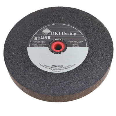 B-Line Straight Resinoid Wheel, 8 in dia, 1 in Thick, 1 in Arbor, Course Grit, T1, 811C