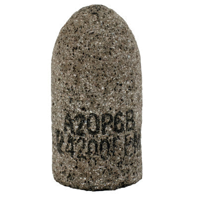B-Line Cone, 1-1/2 in dia, 3 in Thick, 3/8 in-24 Arbor, 24 Grit, Alum Oxide, T16, C1615303