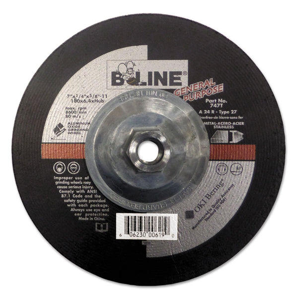 B-Line Depressed Center 7" Grinding Wheels - AMMC