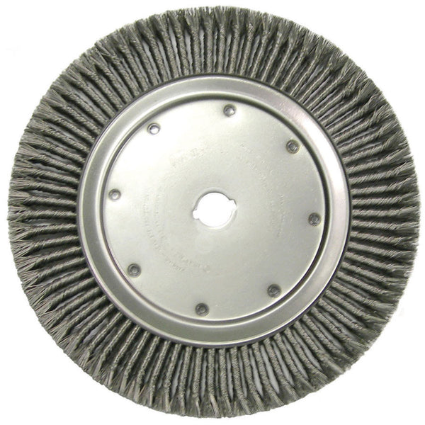 Weiler Standard Twist 14" Extra High Density Knot Wire Wheels (Package of 2) - AMMC