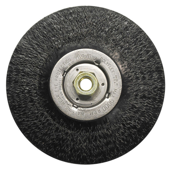 Weiler Polyflex Extra Heavy Duty Stringer Bead 7" Twist Knot Wire Wheels - AMMC